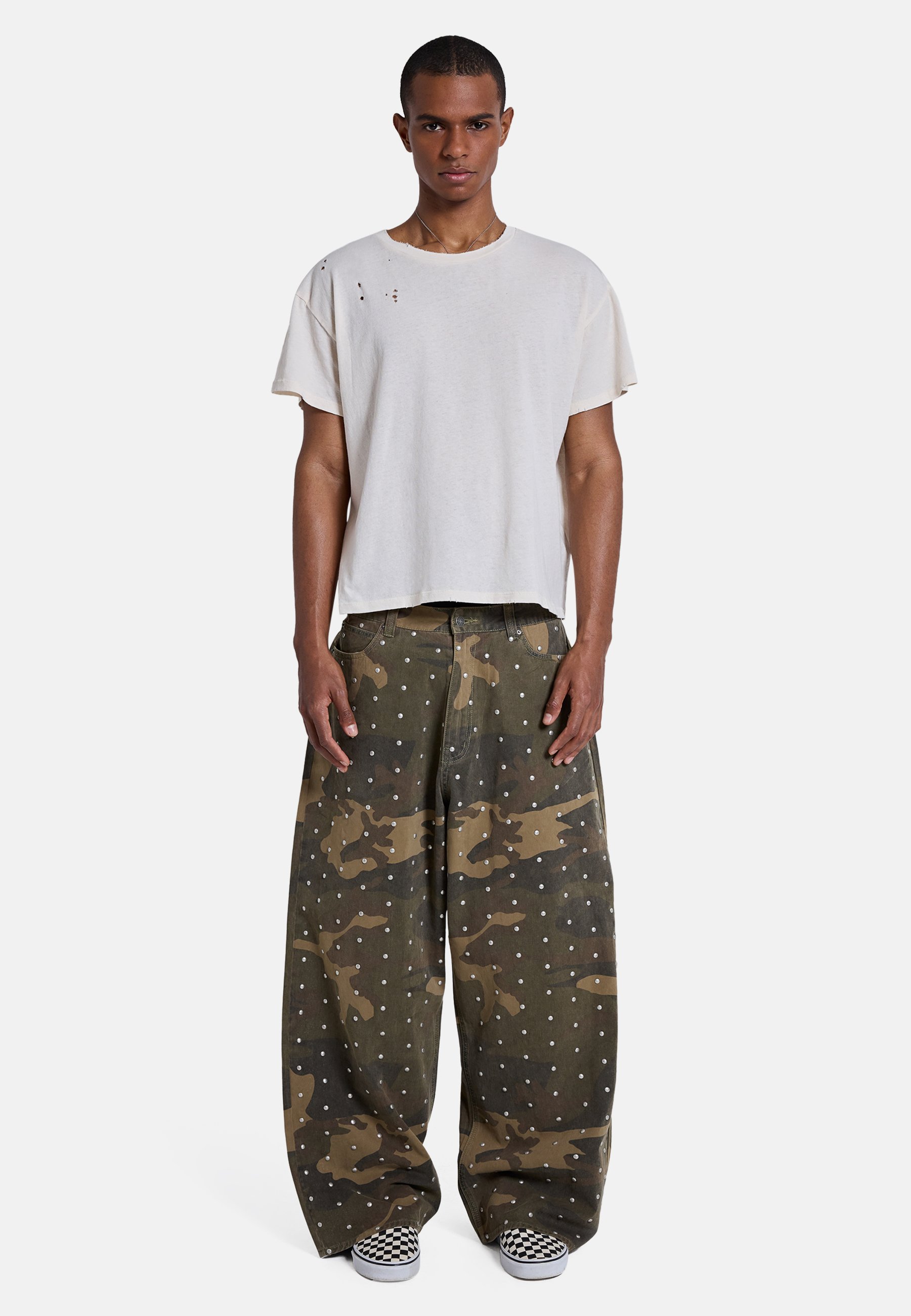 Jaded London COLOSSUS - Baggy Jeans - green - Zalando.co.uk