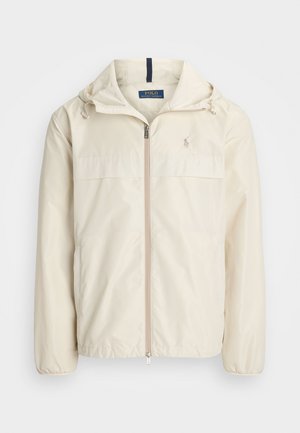 Polo Ralph Lauren FULL ZIP HOODED JACKET - Neperpučiamoji striukė - new stone