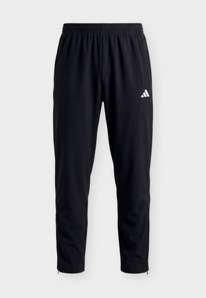 adidas Sportswear, ESSENTIALS SMALL LOGO STANFORD LITE TAPERED OPEN HEM PANTS - Jogginghose - black