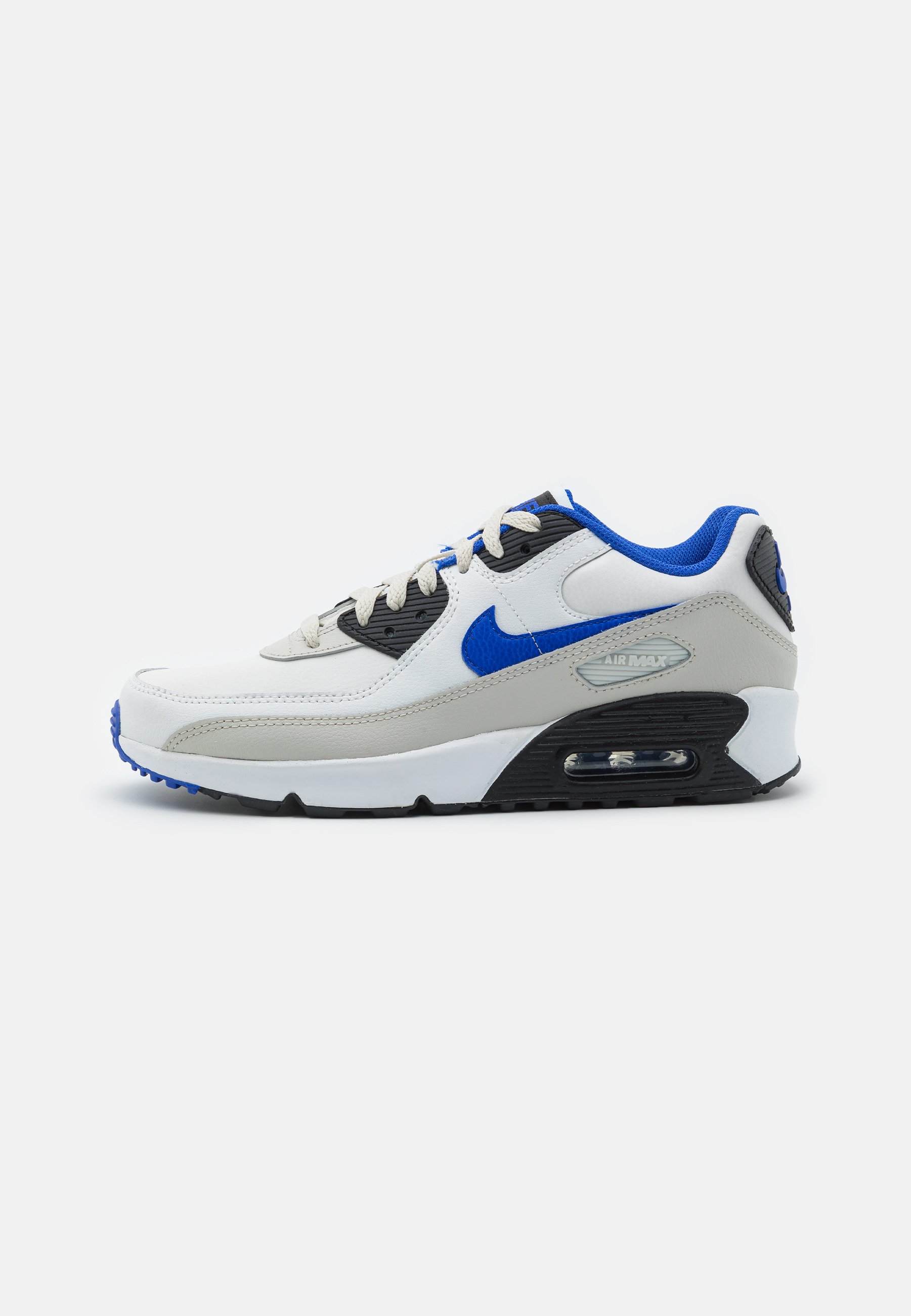 Nike Sportswear NIKE AIR MAX 90 LTR (GS) - Zapatillas - summit white/racer  blue-lt bone-black/blanco 