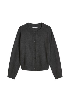 Marc O'Polo DENIM, KNIT CARDIGAN, LONGSLEEVE, CREW NECK - Cardigan - anthra melange