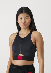 HUGO HANA BRALETTE - Bikinio viršutinė dalis - black