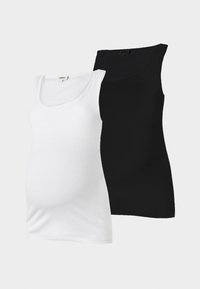 OLMKENYA NURSING TANK 2 PACK  - Felső - black/white