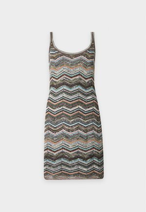 Missoni, SLEEVELESS SHORT DRESS - Φόρεμα ημέρας - multi-coloured/black/brown