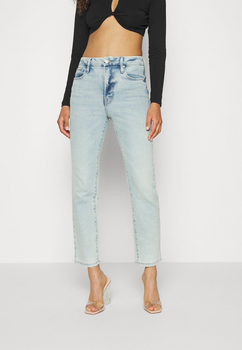 Good American Skinny džíny - light-blue denim