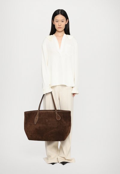 Liffner MEGA SPROUT TOTE - Shopping bag - dark brown