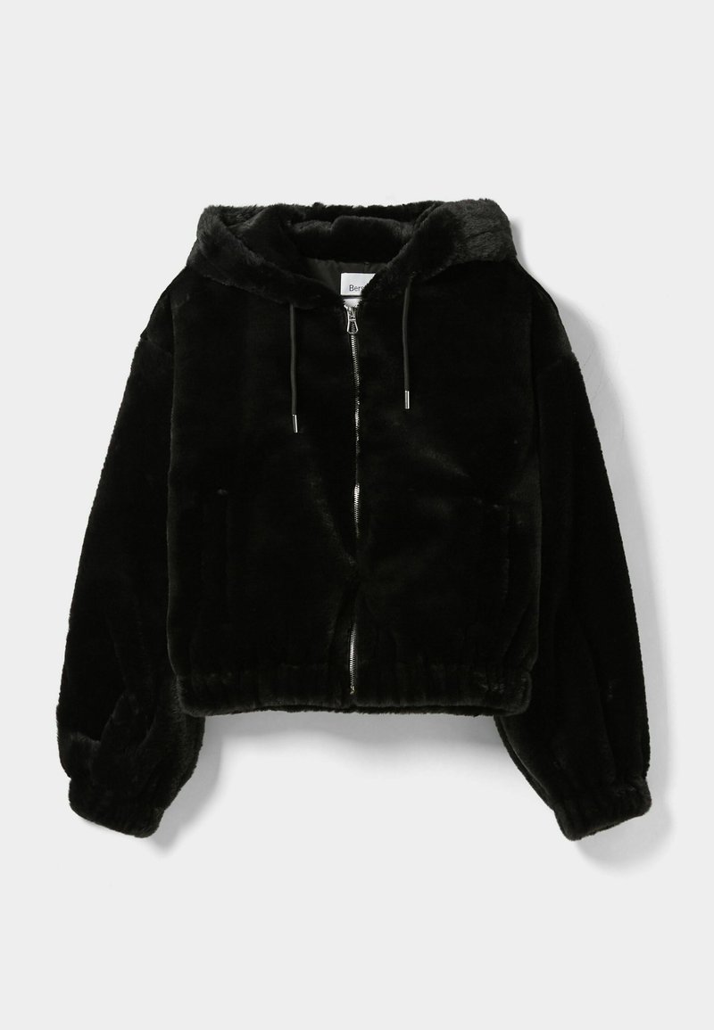 Bershka Winterjas zwart