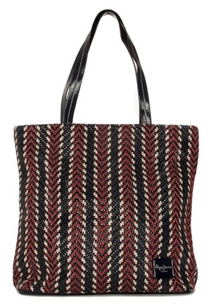 Shopping bag - niebieski/biały/czerwony