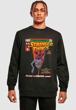 STRANGER THINGS - COMIC COVER CREWNECK - Sweatshirt - black