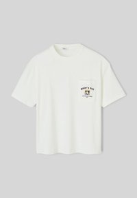 BZB POCHE BRODÉ - T-shirt imprimé - naturel