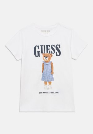 Guess, JUNIOR - T-shirts print - pure white