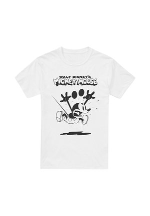 MICKEY SURPRISED - Print T-shirt - white
