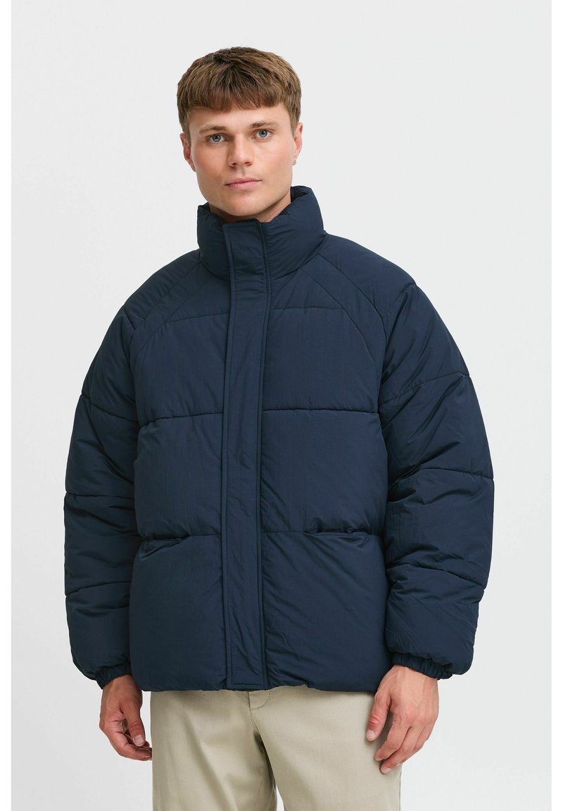 Malelions Monogram Long Puffer Jacket MD2-AW23-09 Black