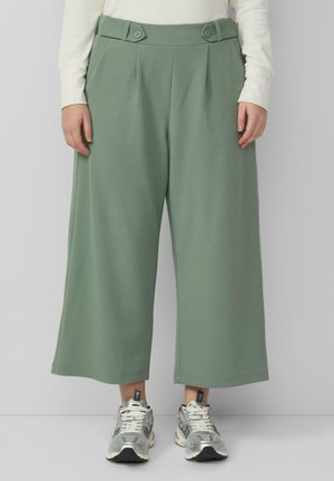 Stoffhose - dunkles salbeigrün