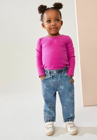 Next HEART & RAINBOW PRINT   - REGULAR FIT - Straight leg -farkut - denim