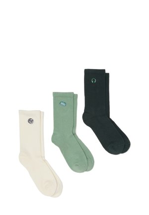 3 PACK - Socks - white/green