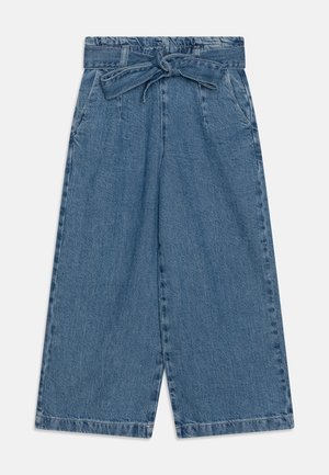 JUNIOR PAPER BAG PANTS - Relaxed fit jeans - indigo softly skyfal