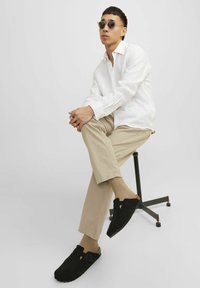 Jack & Jones JPSTACE BREEZE - Pantalones - crockery