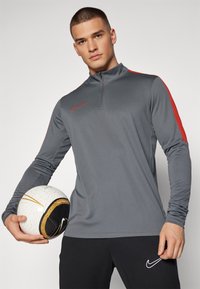 Nike Performance ACADEMY DRILL TOP - Top dugih rukava - iron grey/dragon red