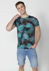 Koroshi SHORT SLEEVE  - Triko s potiskem - black