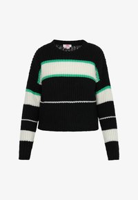 Kijelölve, schwarz wollweiss grün