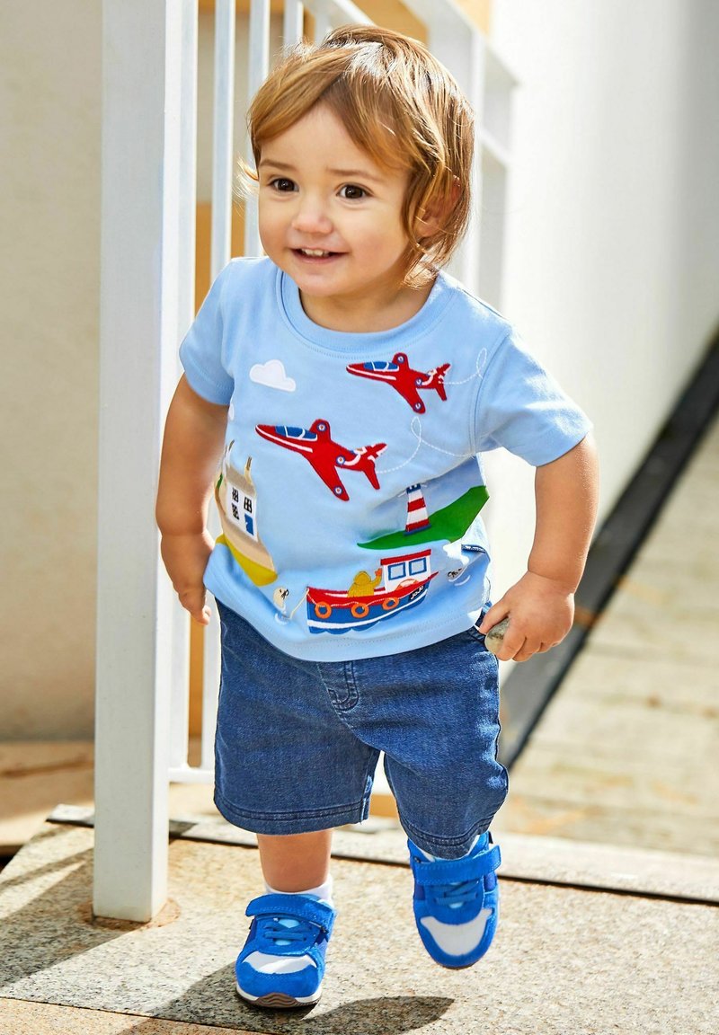 JoJo Maman Bébé RIPTAPEREGULAR FIT Baskets basses blue/bleu