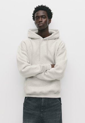 Kapuzenpullover - stone