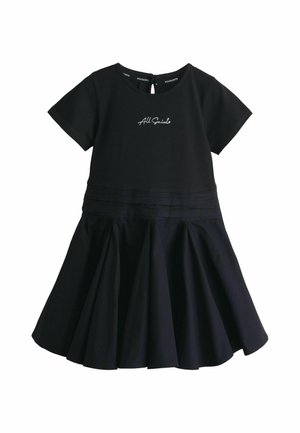 smALLSAINTS, REGULAR FIT - SCRIPT T-SHIRT DRESS - Jersey dress - black