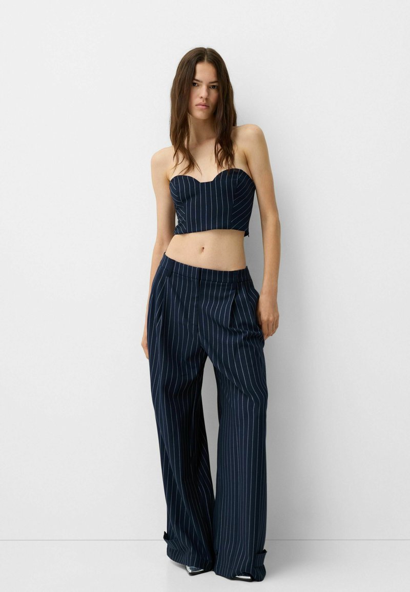 Bershka Top donkerblauw Bershka Top donkerblauw