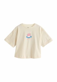 Next T-shirt con stampa - ecru