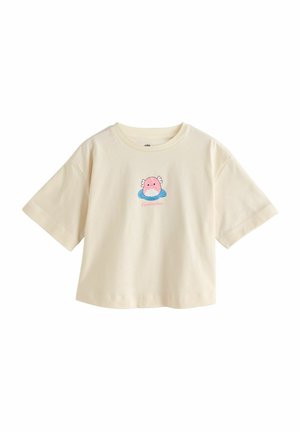 Next T-shirt con stampa - ecru