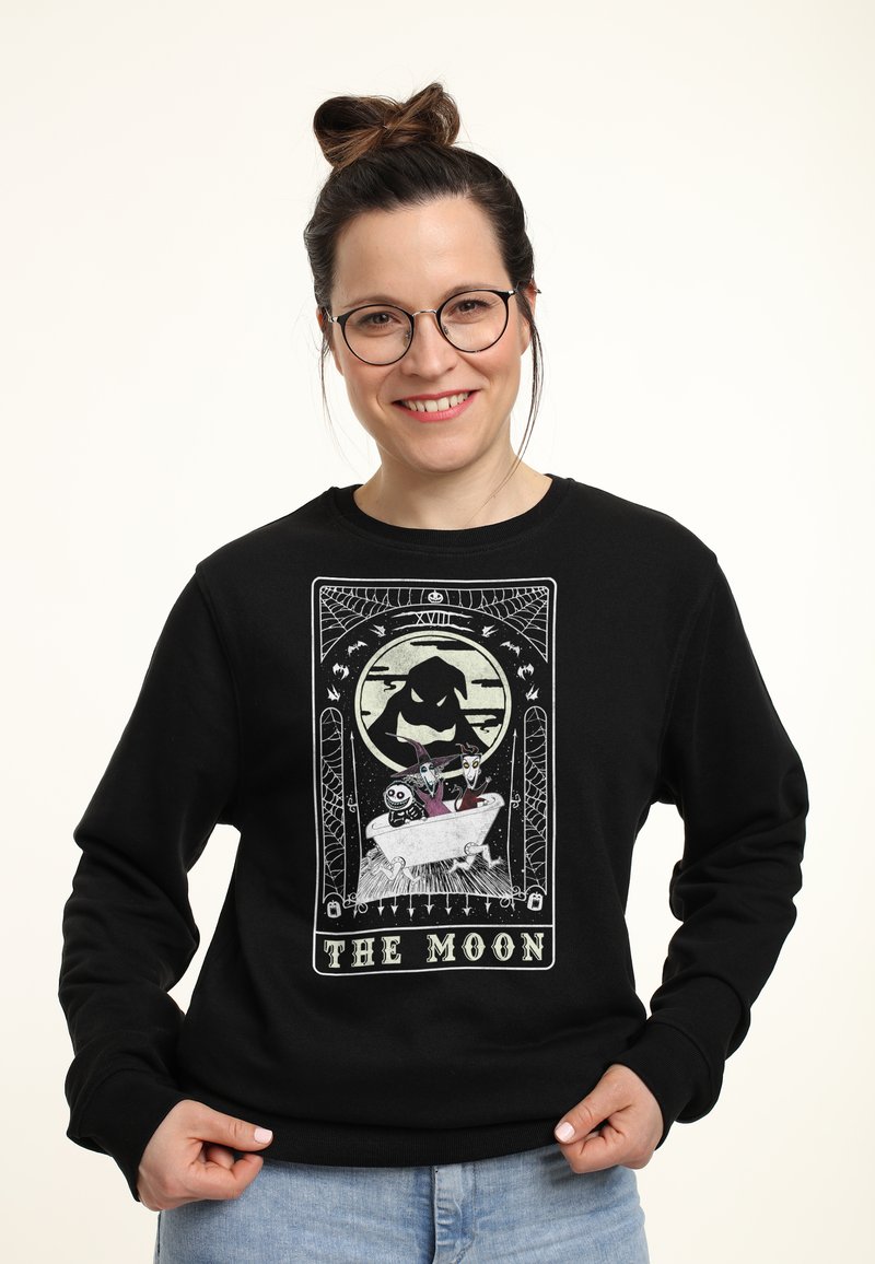 Henry Tiger NIGHTMARE BEFORE CHRISTMAS THE MOON - Sudadera - black