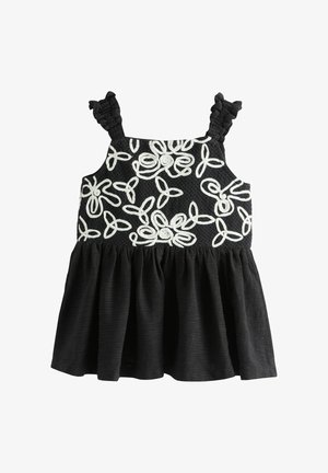 Next REGULAR FIT-CORNELLI PEPLUM - Dnevna haljina - black