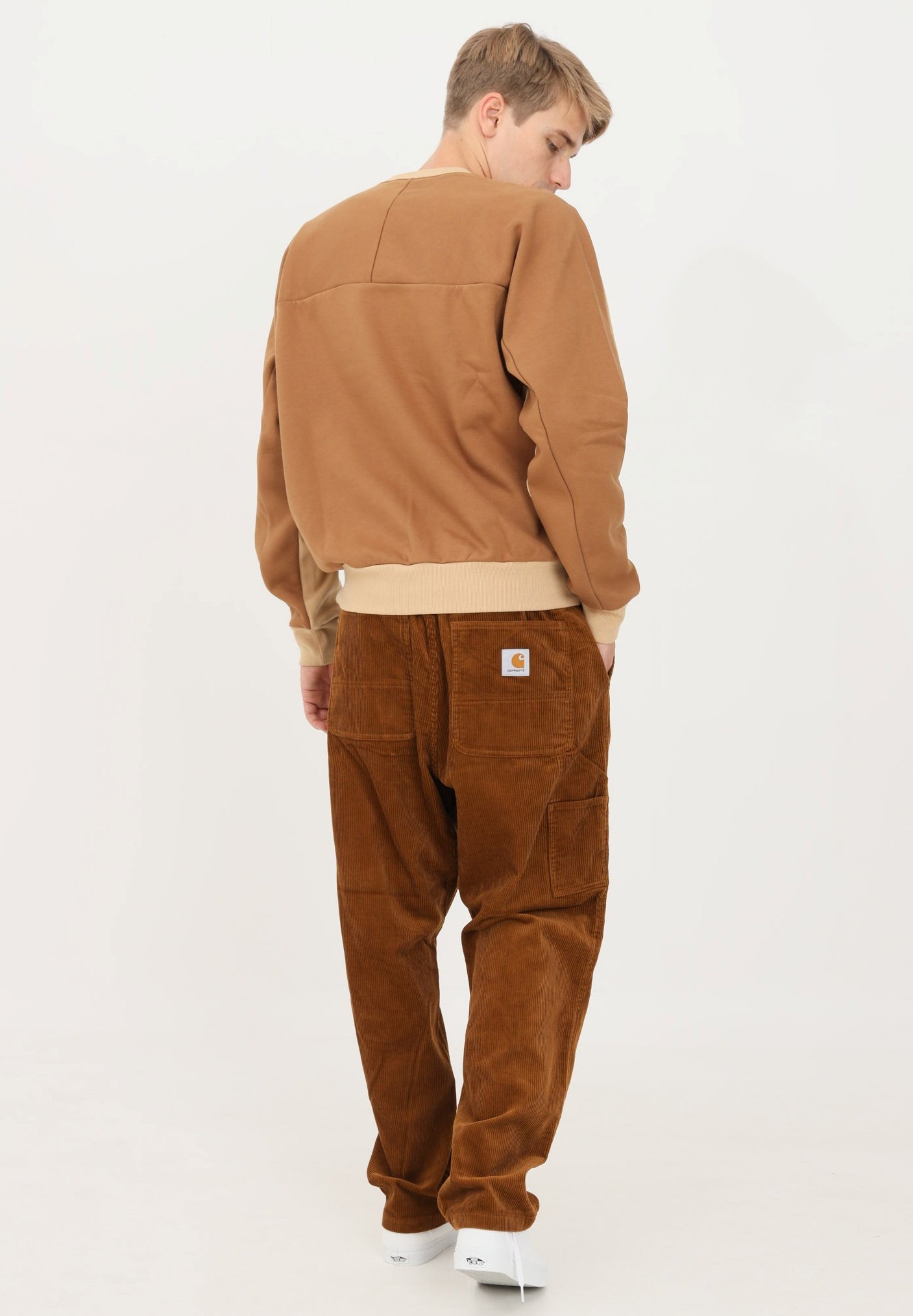 pantaloni carhartt marroni