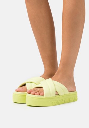 Tommy Jeans, Mules - light yellow
