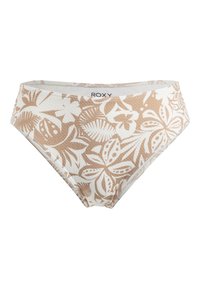 Roxy PALM  MIT MODERATER BEDECKUNG  - Bikini bottoms - beige
