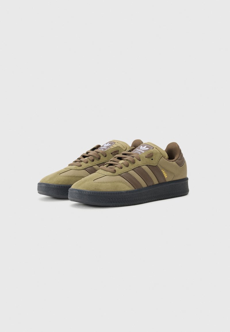 adidas Originals SAMBA XLG UNISEX - Sneakers laag - earth strata/dark brown/core black