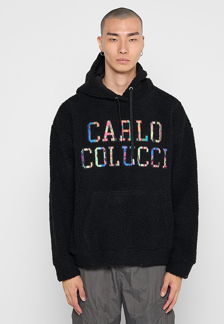 carlo colucci Hoodie zwart carlo colucci Hoodie zwart