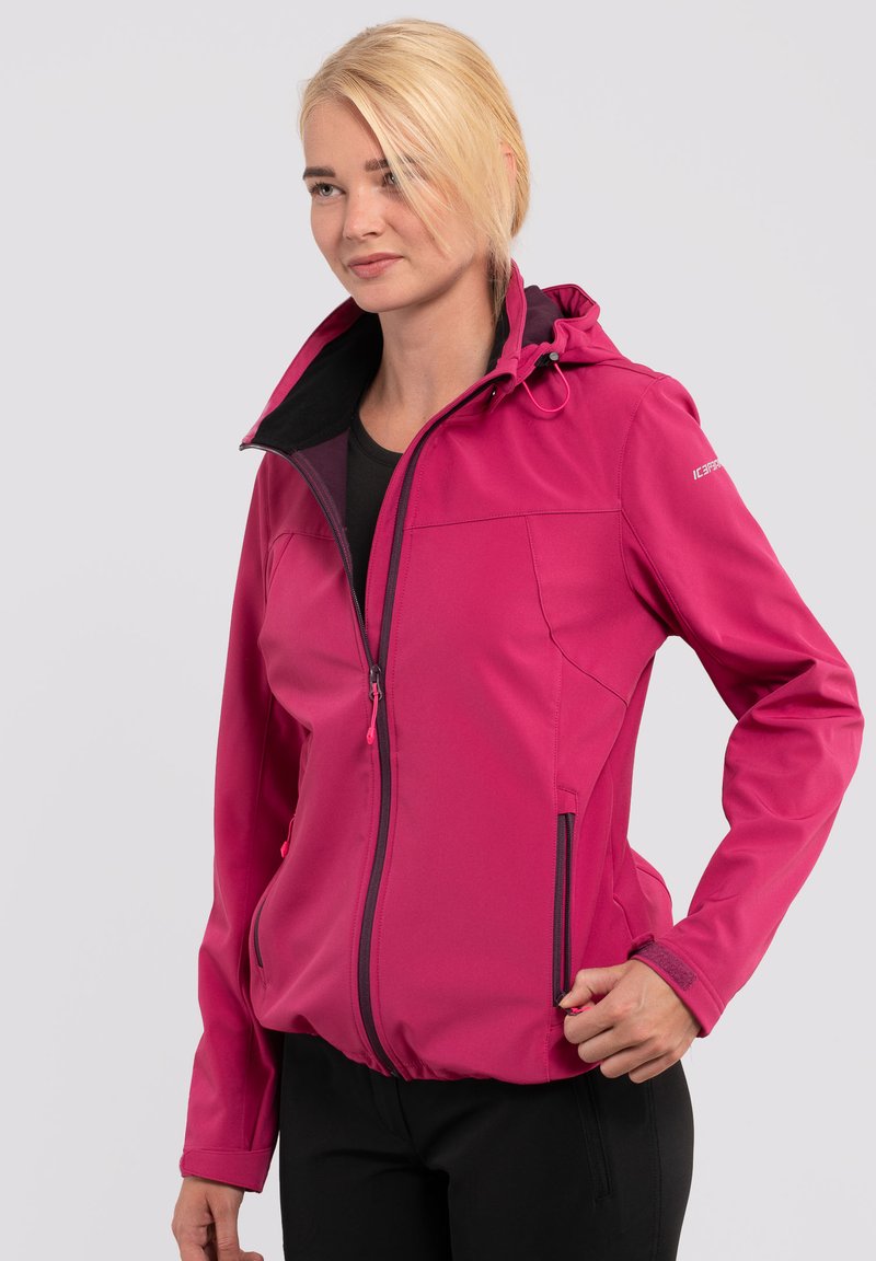 Icepeak BRENHAM - Chaqueta softshell - himbeere