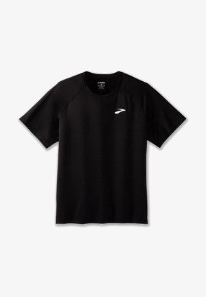 Brooks ATMOSPHERE SHORT SLEEVE 2.0 - Sporta krekli - black