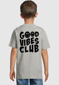 Merchcode Triko s potiskem - heather grey