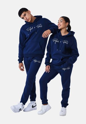 SIGNATURE - Felpa con cappuccio - bleu nuit