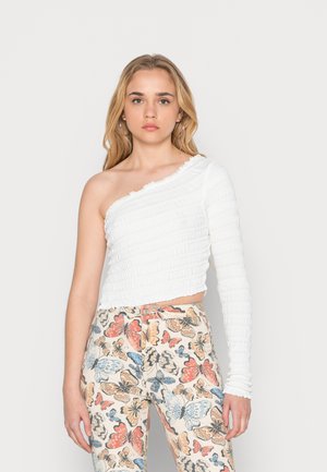 JASMINE ONE SHOULDER - Longsleeve - white