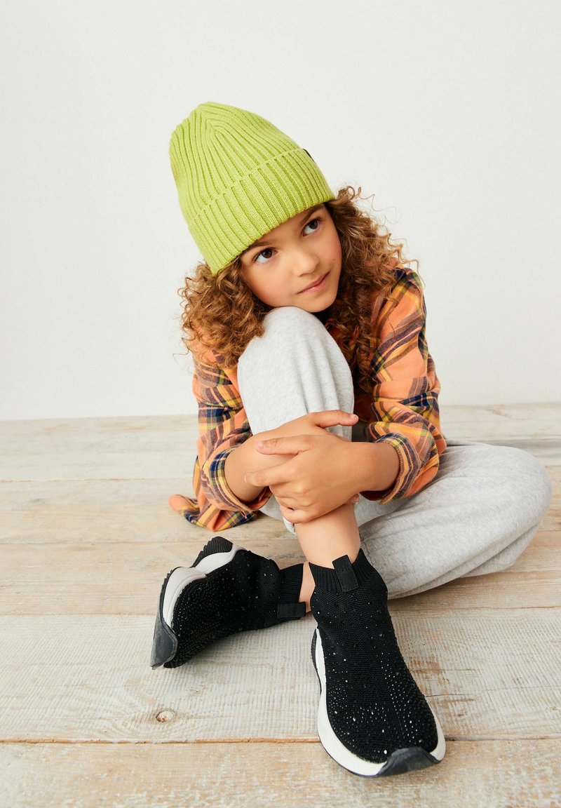 Next SOCK TRAINERS Sneaker high black sparkle/schwarz Zalando.de