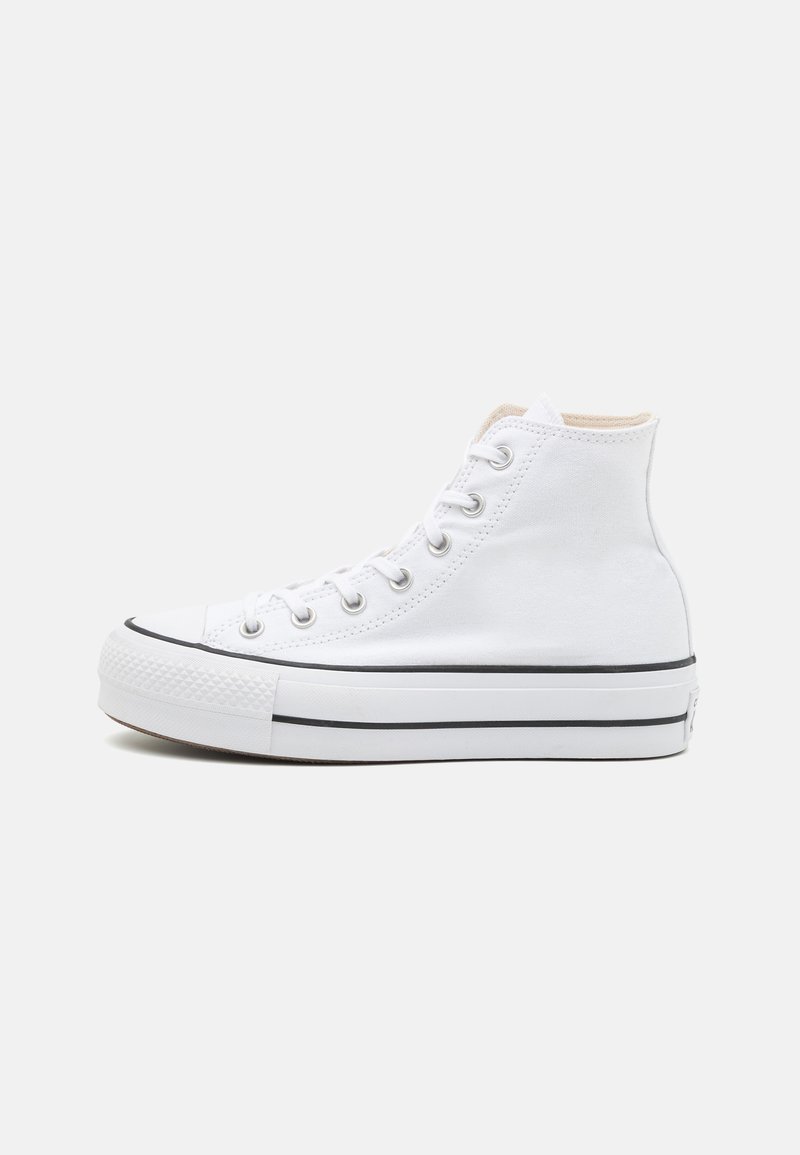 Converse - CHUCK TAYLOR ALL STAR LIFT PLATFORM WIDE WIDTH - Visoke tenisice - white/black, Povećaj