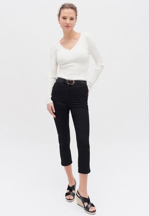 FASHION ELEGANT MODERN CAPRI - Broek - noir