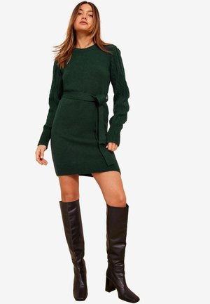 Friends Like These CABLE SLEEVE MINI - Etuikleid - green