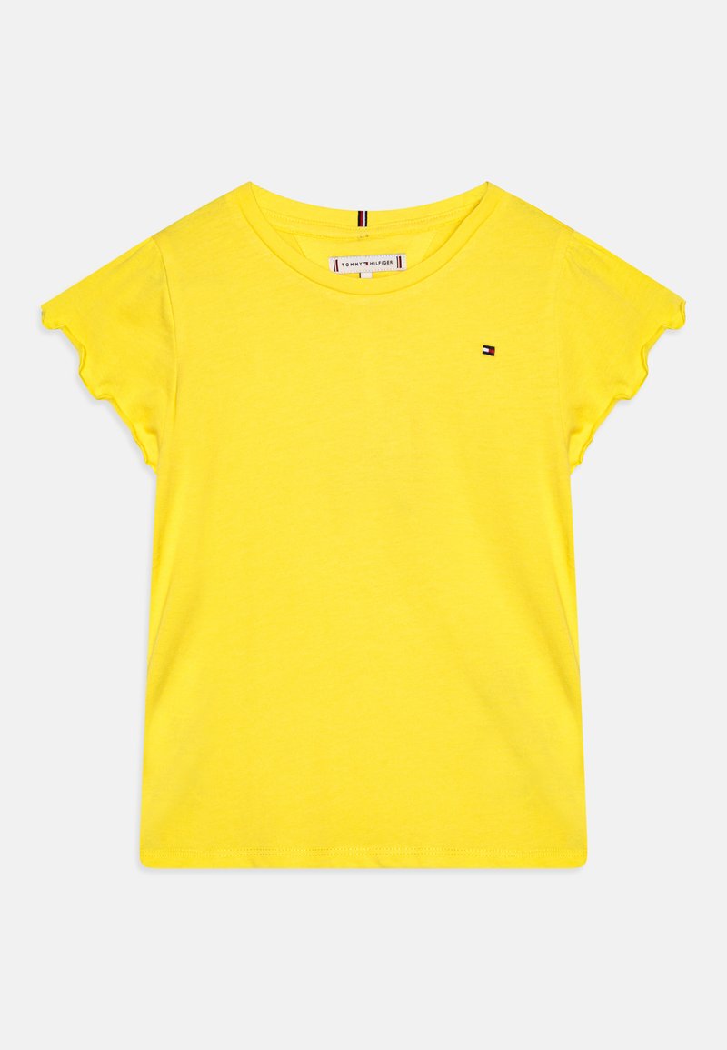 Tommy Hilfiger ESSENTIAL RUFFLE SLEEVE - Basic T-shirt - light dahlia