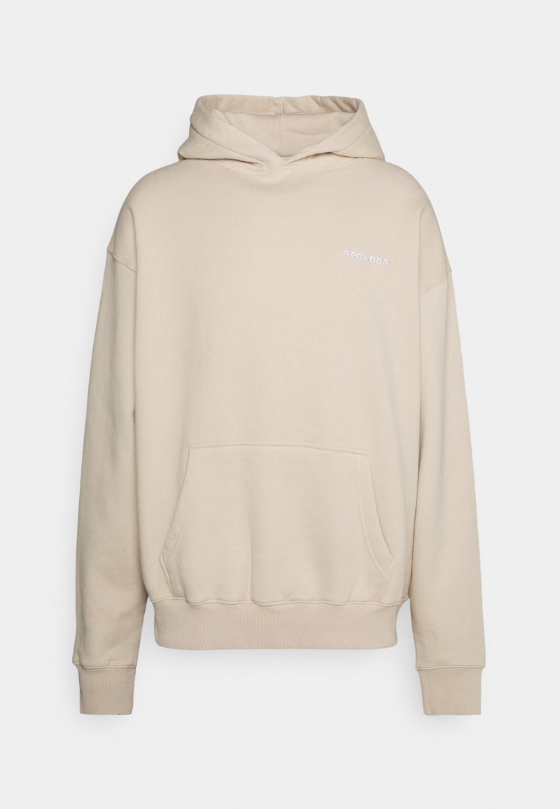 Pegador LOGO OVERSIZED HOODIE UNISEX - Sweatshirt - washed ivory/beige ...