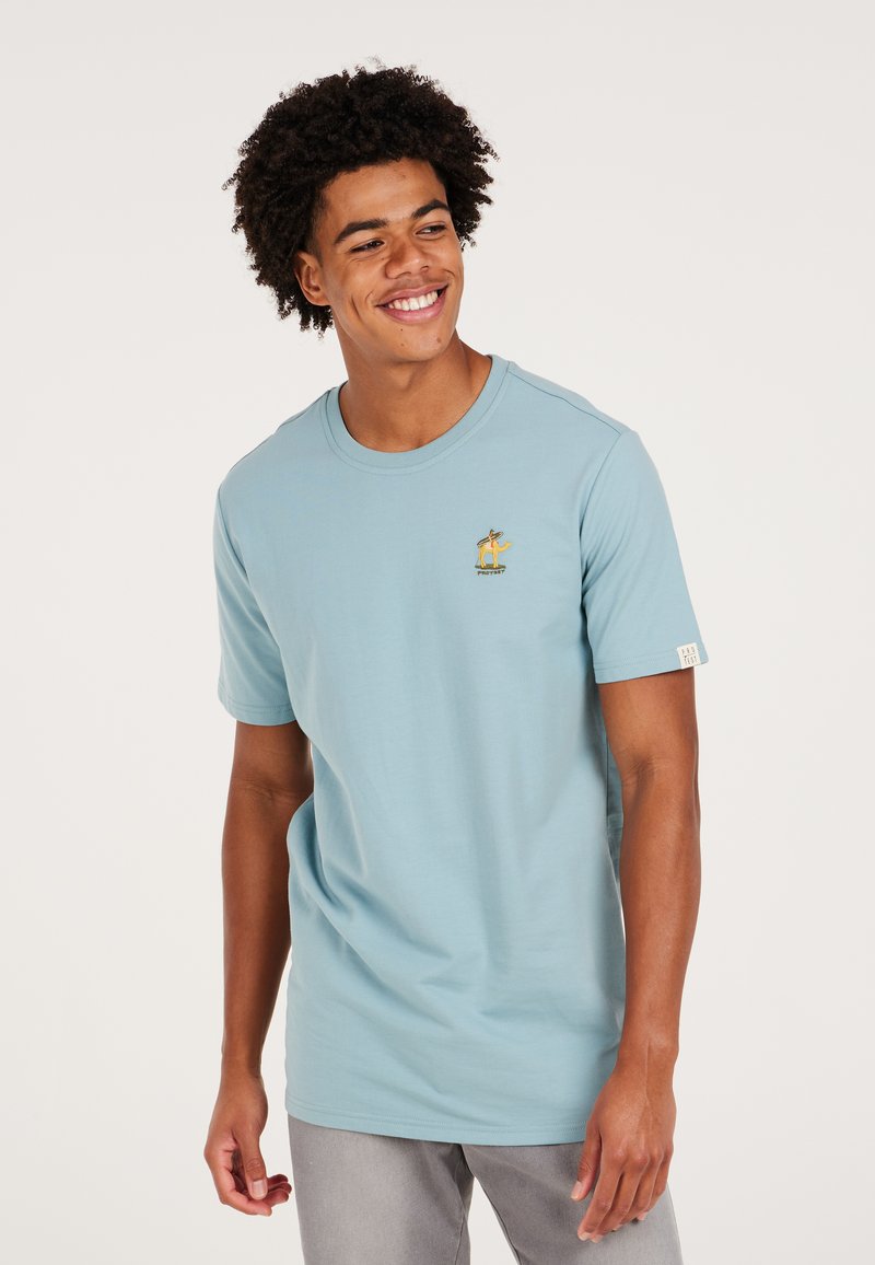 Protest - PRTSCREM - Basic T-shirt - tourmaline blue, Enlarge